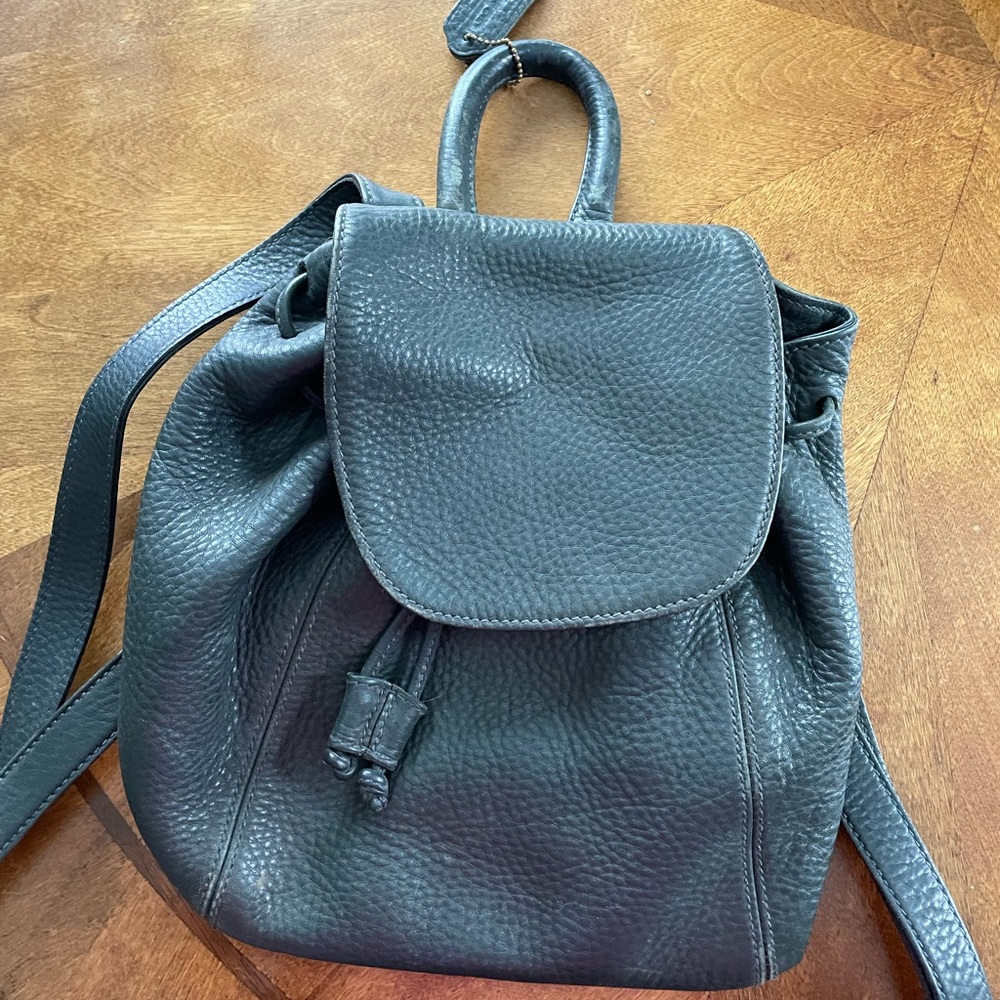 Classic Coach backpack purse